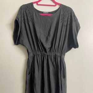 Dark grey dress with pockets from Express